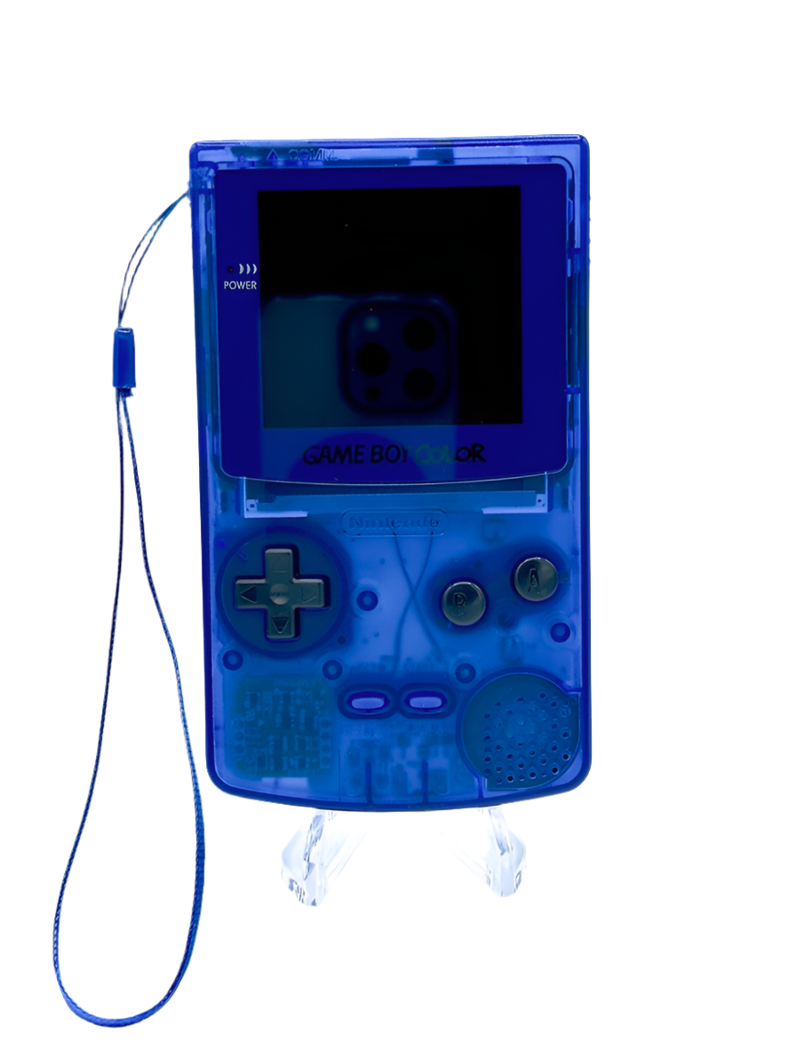 Nintendo Gameboy Color | IPS LCD + Clear Blue Shell