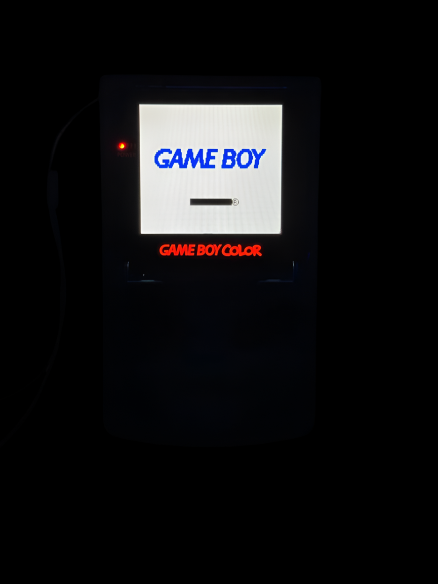 Nintendo Gameboy Color | IPS LCD + Clear Blue Shell